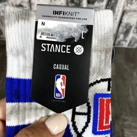 Stance Los Angeles Clippers Dyed Socks Men size L - Picture 4 of 4